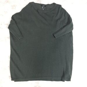 3/$10 Lightweight olive green tunic